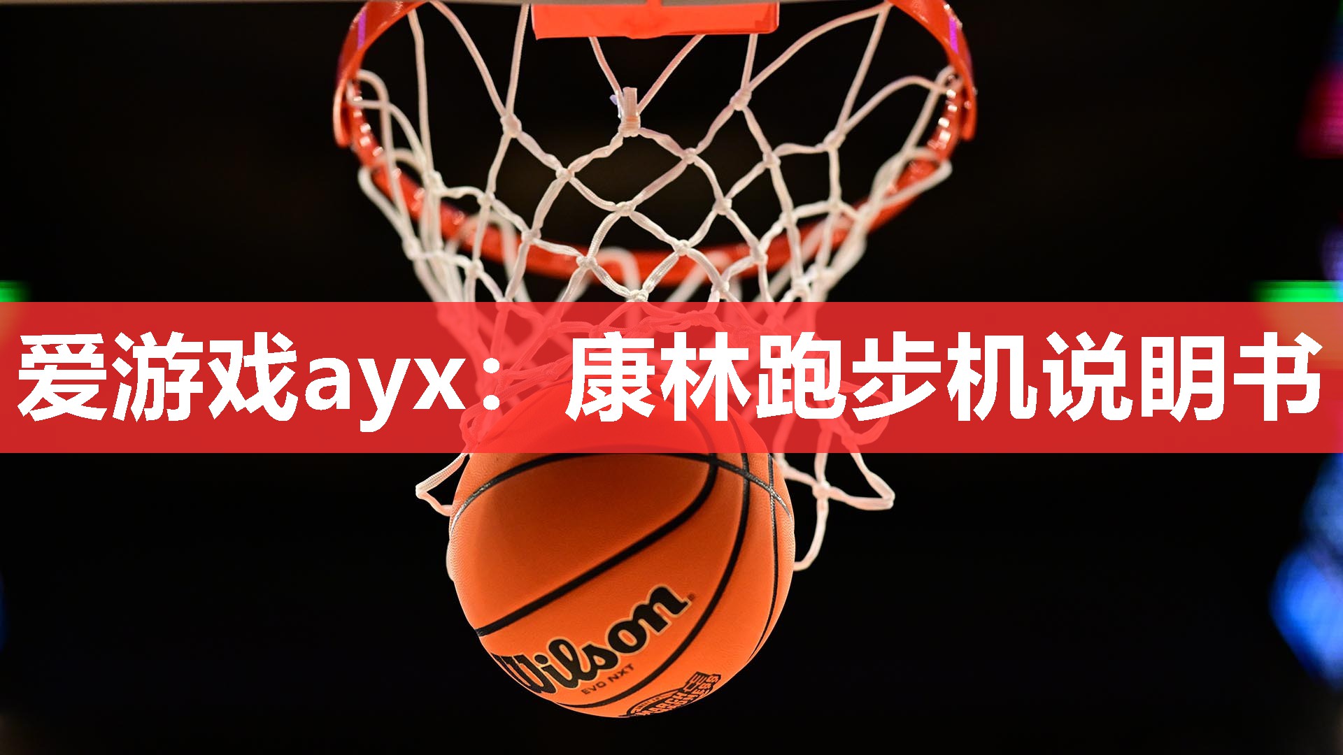 爱游戏ayx：康林跑步机说眀书